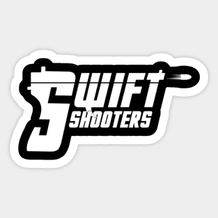 SwiftShooters (white) Sticker